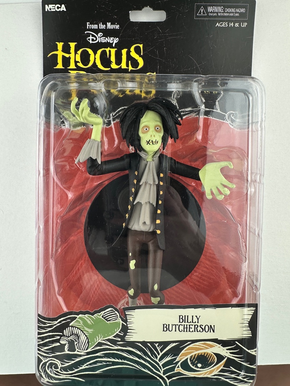NECA Disney Hocus Pocus Billy Butcherson 6” Action Figure New 55034
